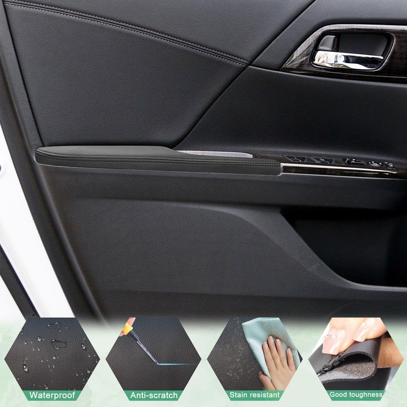 VKGUG 2PCS Front Door Panel Armrest Cover Replacement Compatible with