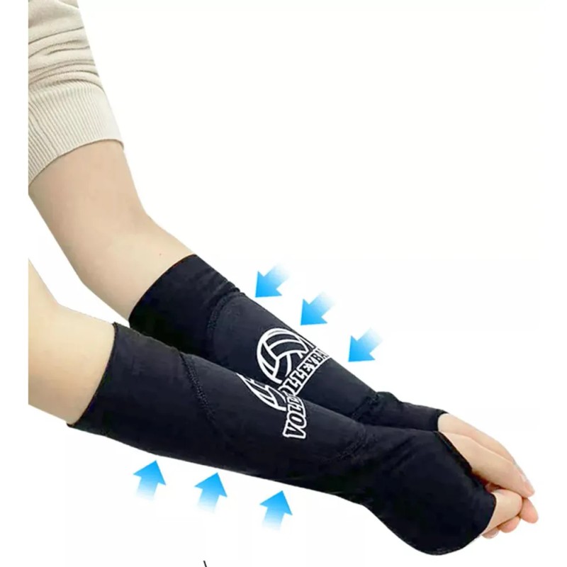 2 Guantes Con Mangas Para Brazo De Voleibol, Protectores
