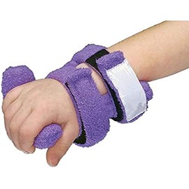 Comfy Finger Extender, Pediatric Small, Purple, Terry Cloth