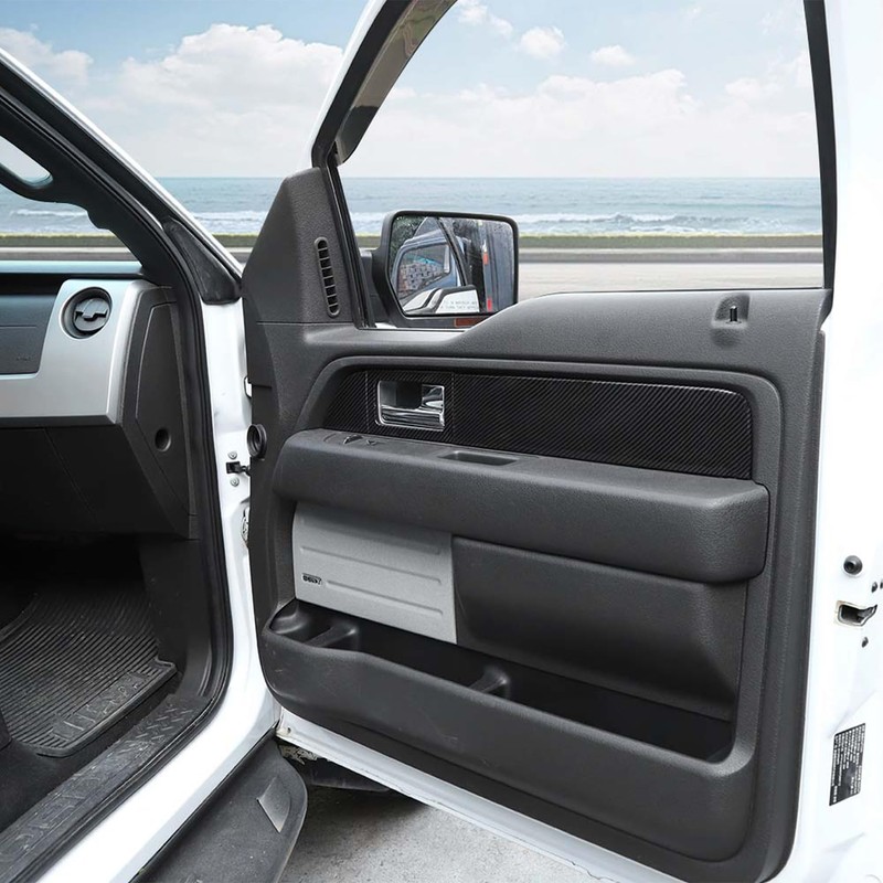 JeCar 8PCS for F150 Interior Trim Door Handle Panel Cover