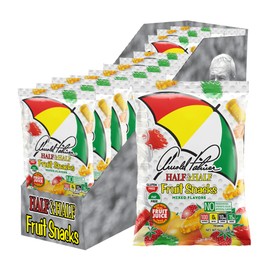 Arizona Arnold Palmer Half and Half Fruit Snacks, Gluten Free Mixed Fruit Gummy Chews, 5 Ounce Individual Single Serve Bags (Pack of 12), 60 Ounce