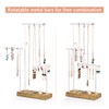 SRIWATANA Jewelry Organizer Display Extra Tall Necklace Holder 3 Tier