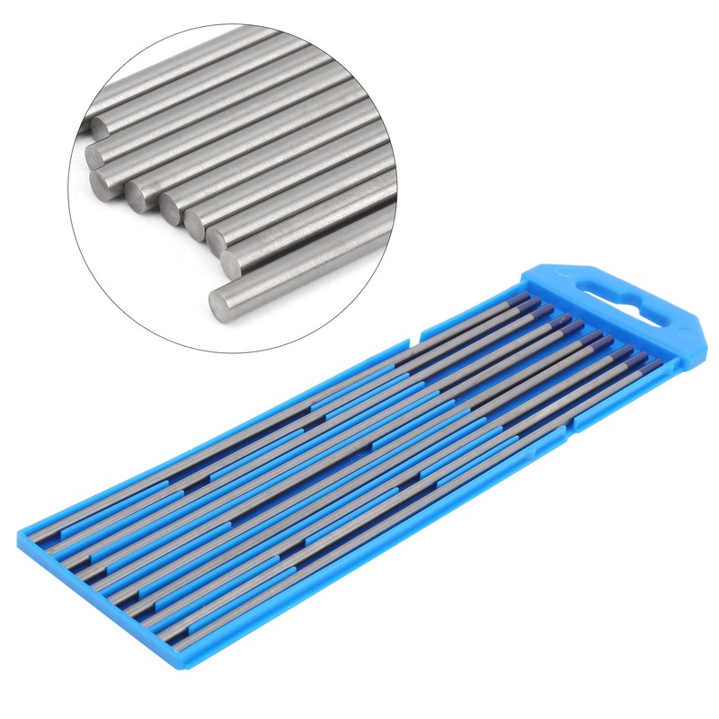 10Pcs Rod Welding Tungsten Electrode Arc Yttrium Needle Equipment Blue