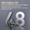 NVAHVA Single Bluetooth Phone Earpiece 48Hrs Earbud One Ear Piece