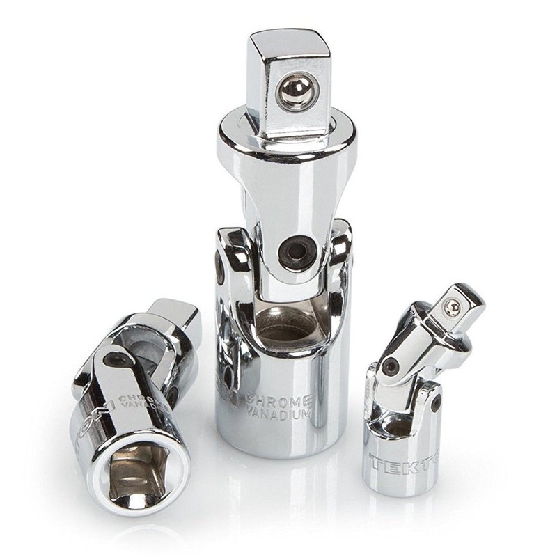 Gasea 3pcs 1/4" 3/8" 1/2" Drive Impact Universal Joint Socket