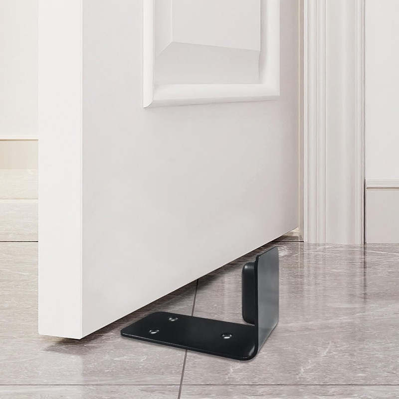 90 Degree Right Angle Door Stopper, Heavy Duty Sliding Barn