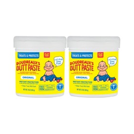 Boudreauxs Butt Paste Diaper Rash Ointment, vmhyTX, Original - Contains 16% Zinc Oxide - Pediatrician Recommended - Paraben and Preservative-Free - 2Pack (16 Ounce)