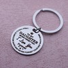 Jstud Inspirational Gifts keychain For Son Daughter Never Forget I