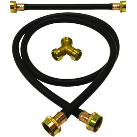 EZ-FLO Eastman Rubber Steam Dryer Water Supply Installation Kit, 3/4 Inch FHT x 3/4 Inc