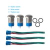 FULARR 3Pcs Premium 12mm Momentary Push Button Switch, 12V/24V 3A