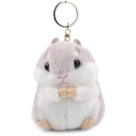 UAOOK Hamster Keyring Plush Pendant Handbag Charm Keychain Bag Accessory