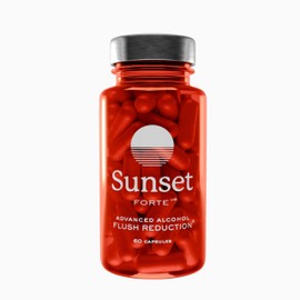 SUNSET Forte - Alcohol Flush Support - Extra Strength - Asian Glow Supplement