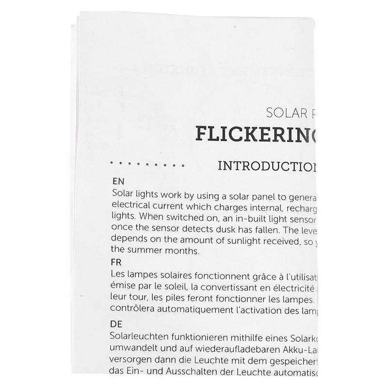 Outdoor Hanging Solar Lantern LED Candle Flame Light for Garden