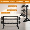 Heavy Duty Dumbbell Rack Stand, 3-Tier Weight Rack With Non-Slip