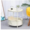 Table End Table Metal Nightstand Sofa Side Snack Table Coffee