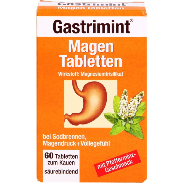 Bad Heilbrunner Gastrimint Magenta Tablets Pack of 60 - For