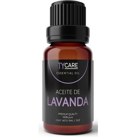 TY CARE - Aceite Esencial de Lavanda (Lavandula Officinalis) - Aroma Dulce y Herbáceo - 100% PURO PREMIUM QUALITY - 15 ML