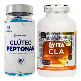 Suplemento Glúteo Peptonas 90 Cápsulas + Cla 43 Vita 43suppl