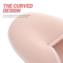 Healvian Prevent Forefoot Pain Toe Pad Pouch for Pointe Shoes Elastic Knitted Fabric Comfortable