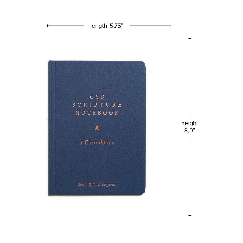 CSB Scripture Notebook, 1 Corinthians: Read. Reflect. Respond.