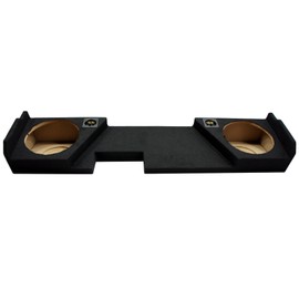Compatible with 2014 - UP Chevy Silverado Double Cab Truck Dual 12" Sub Box Subwoofer Enclosure