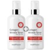 (1+1)Collagen Large Wrinkle Cream 250mlWrinkle Home Care Series Wrinkle Improvement Functionality - 3.Collagen Wrinkle Toner 250mlx2 / (1+1)콜라겐 대용량 링클 크림 250ml링클 홈케어 시리즈주름개선 기능성 - 3.콜라겐 링클 토너 250mlx2개