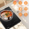 Single Burner Induction Cooktop, 110V Portable Electric Stove with 10