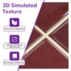 Thicker Dark Red Peel and Stick Backsplash Tiles-10 pcs of