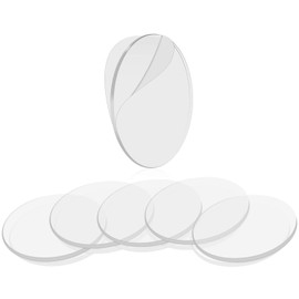 BRAVESHINE Double Sided Adhesive Tape - 32PCS Removable Wall Mounting Sticky Gel Pad - Washable Traceless Transparent Tape for DIY Craft, Home Office Carpet Rug Couch Cushion Gripping - Round 1.1Inch