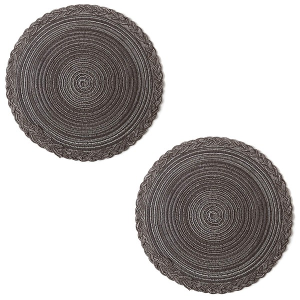 FUN LAVIE Round Placemats for Dining Table Western Food Mat