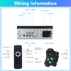 Motorsi Single Din Car Stereo with Wireless Apple Carplay, 6.9