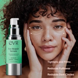 EVR Beauty Caffeine Eye Repair Serum - For Dark Circles, Puffiness & Wrinkles
