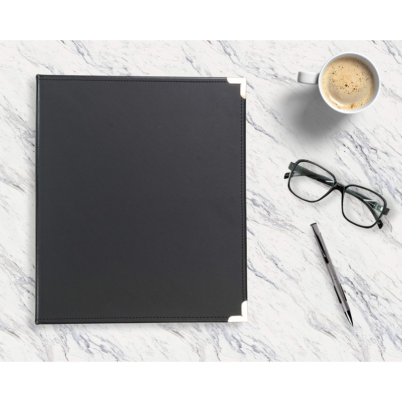 Samsill Classic Collection Leather 3 Ring Binder, Executive Presentation Portfolio,