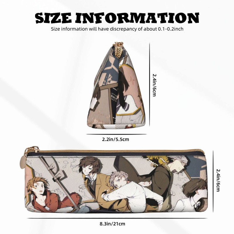 Bungo Stray Dogs Pen Case, Large Capacity, Pencil Case, Multi-functional,