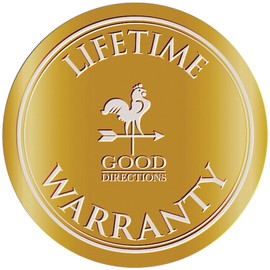 Good Directions 8840PG Flying Pig Garden Weathervane, Polished Copper with Garden Pole