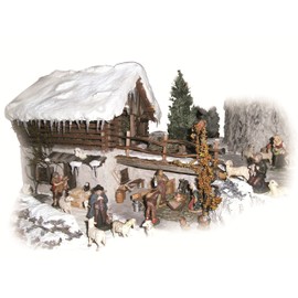 Artidee CREARTEC - Pulverschnee, extra fein - mit Glitzereffekt für Zauberhafte Winterlandschaften - 100g - Made in Germany