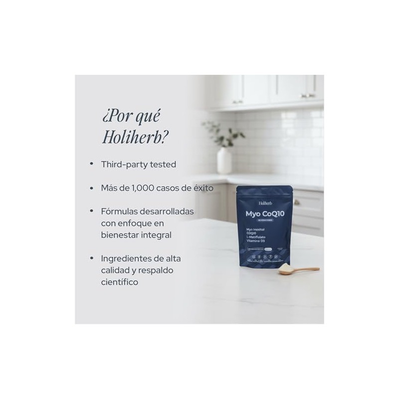 Holiherb - Myo Inositol (4g) + Metil Folato + COQ10