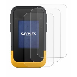 Savvies 6 Pack Screen Protector compatible with Garmin eTrex SE Protection Film Clear