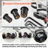 Tanstic 37Pcs M4 M5 M6 Rubber Well Nuts Kit, Neoprene