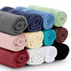White Classic Luxury Washcloths for Bathroom-Hotel-Spa-Kitchen-Set - Circlet Egyptian Cotton