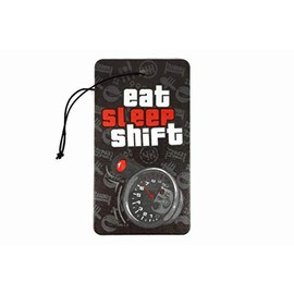 005 Car Air Freshener - EAT Sleep Shift - Car Fragrance Pendant Tuning Scents Air Freshener Fragrance Pendant