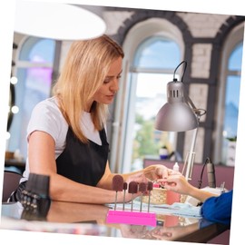 Kisangel 3sets Nail Art Sanding Polishing Storage Case for Home Salon Use Easy to Install Nail Care Kit