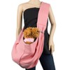 WGS Sling Pet Carrier Hands Free Breathable Cotton Shoulder Carrying