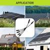 Newpowa Solar Panel Y Branch Cable Connectors Parallel Adaptor (M/FF,F/MM)