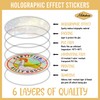 MOKOBOIZ (3pcs) Certified Silly Goose Holographic Stickers, Goose Glitter Stickers,
