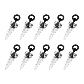 EMSea Pack of 50 Fishing Lure Screws Replacement Bait Screws Pop Up Peg Bait Screw Fishing Accessories for D Rigs Chod Rigs Blow Back Rigs 15 mm / 0.59 Inches