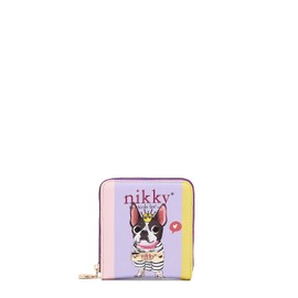 Nicole Lee NIKKY Jewelry Travel Organizer Pouch, Vegan Leather, Multiple Compartments (BEST BUDDIES)