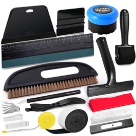 NEWISHTOOL Wallpaper Kit Wallpaper Smoothing Tool with Squeegee Smoother, Seam Roller, Wallpaper Brusher, Wallpaper Stripper, Sticker Scraper for Applying Peel and Stick Wallpaper, Vinyl Backsplash
