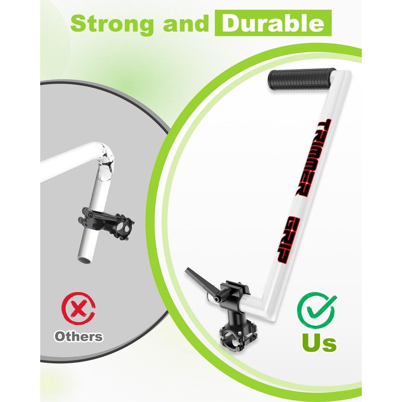 NFie Upgraded Weed Eater Handle, String Trimmer Handle Extension Back