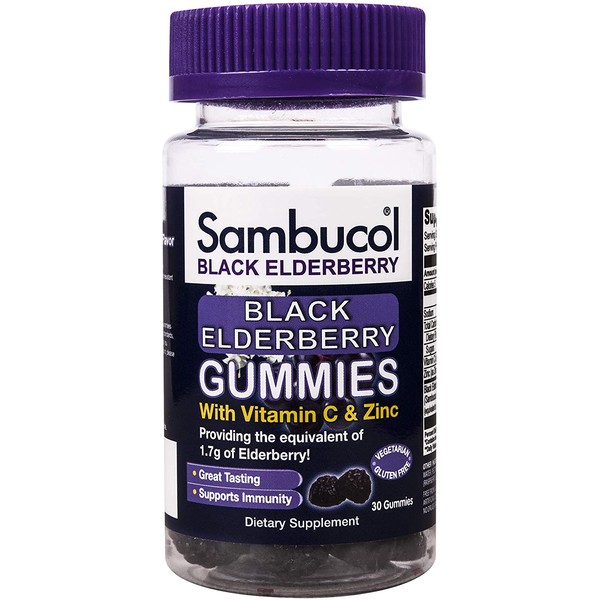 Sambucol Black Elderberry Gummies 30 ct